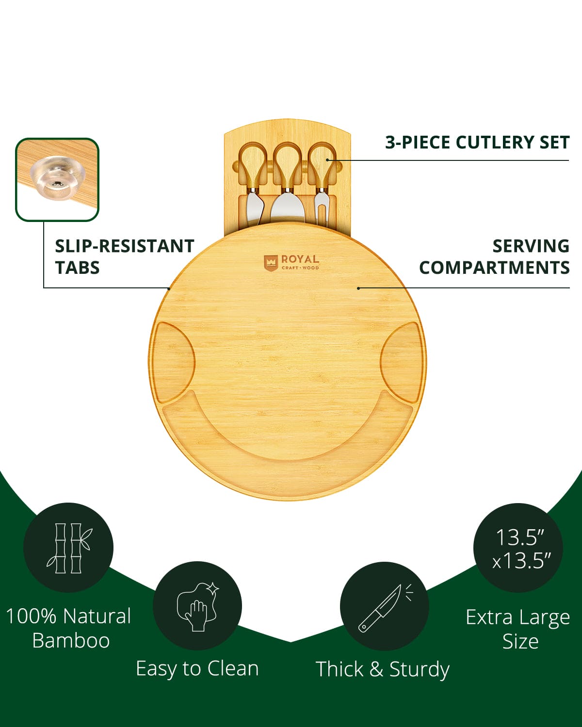 Cheese Board, Round