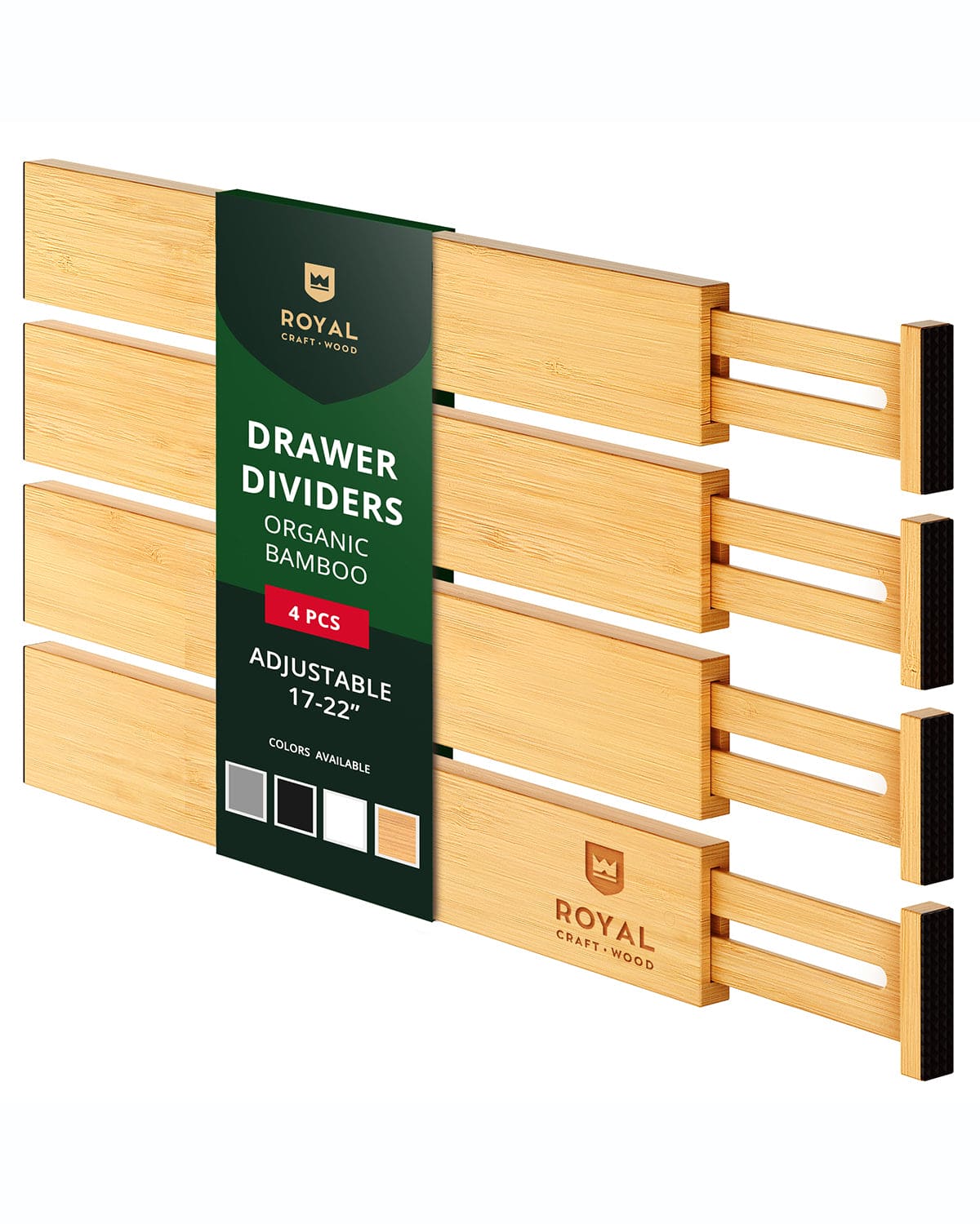 Drawer Dividers 22”, Natural